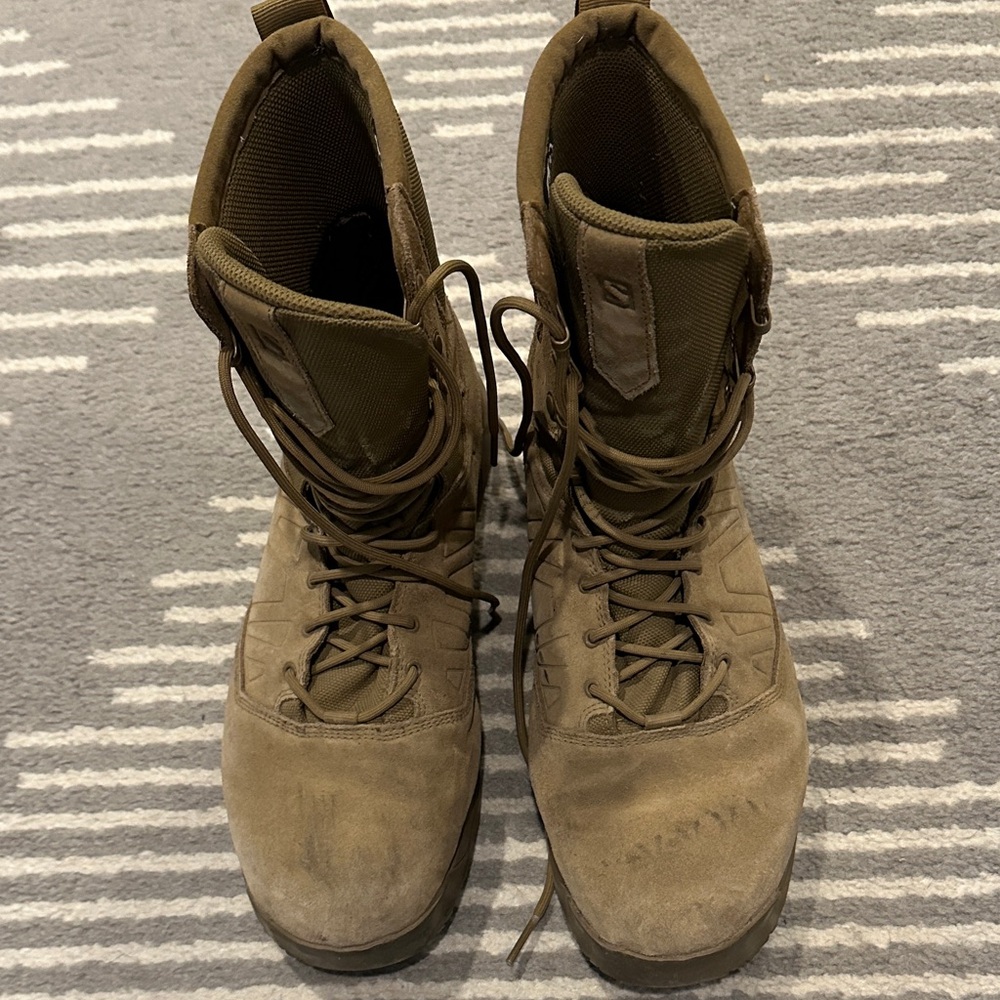 Salomon Men's Brown Forces Guardian Tactical Hiking Boots Size 11.5